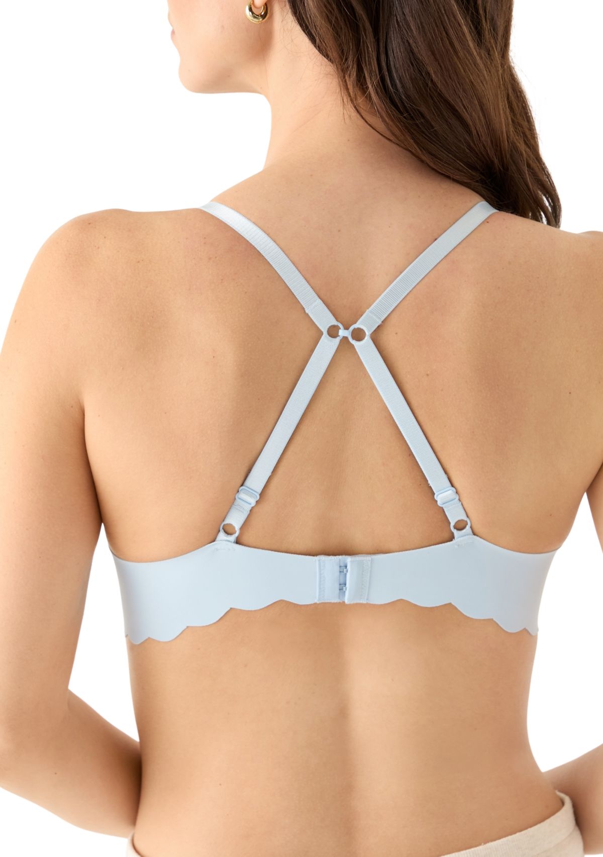 Scalloped Edge Lift Wirefree Bra