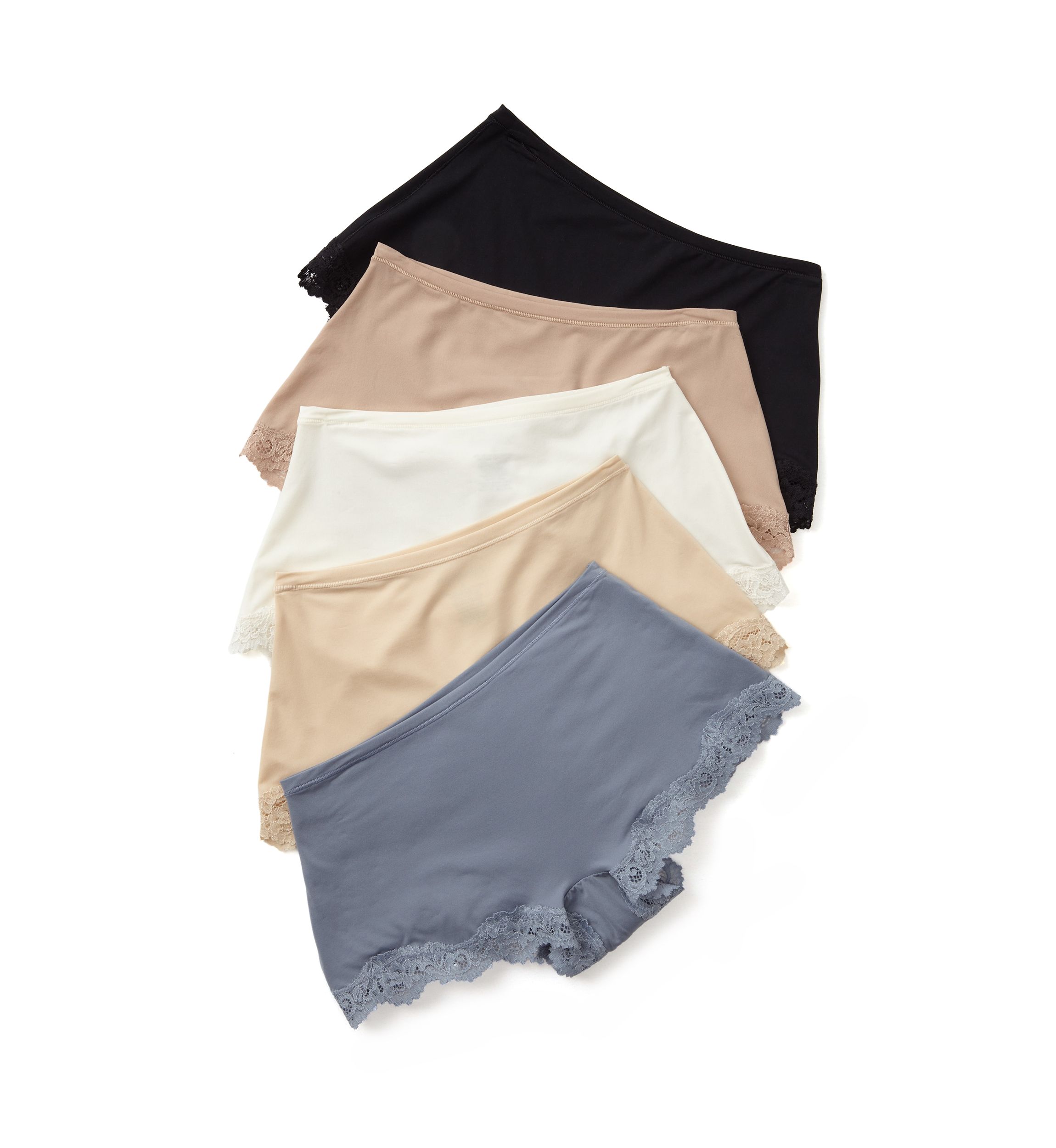 Fits Everybody Lace Boyshorts - 5 Pack