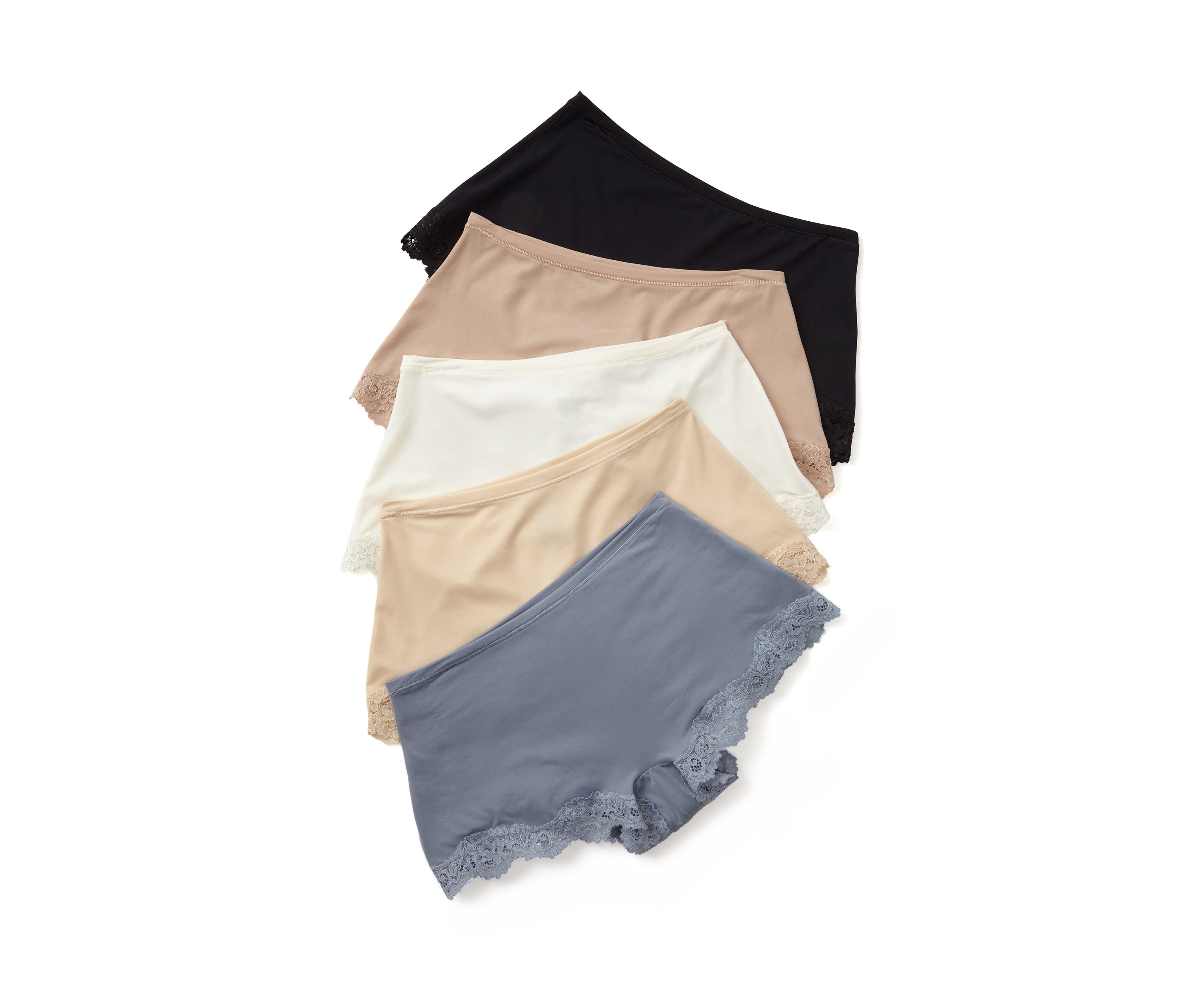 Fits Everybody Lace Boyshorts - 5 Pack