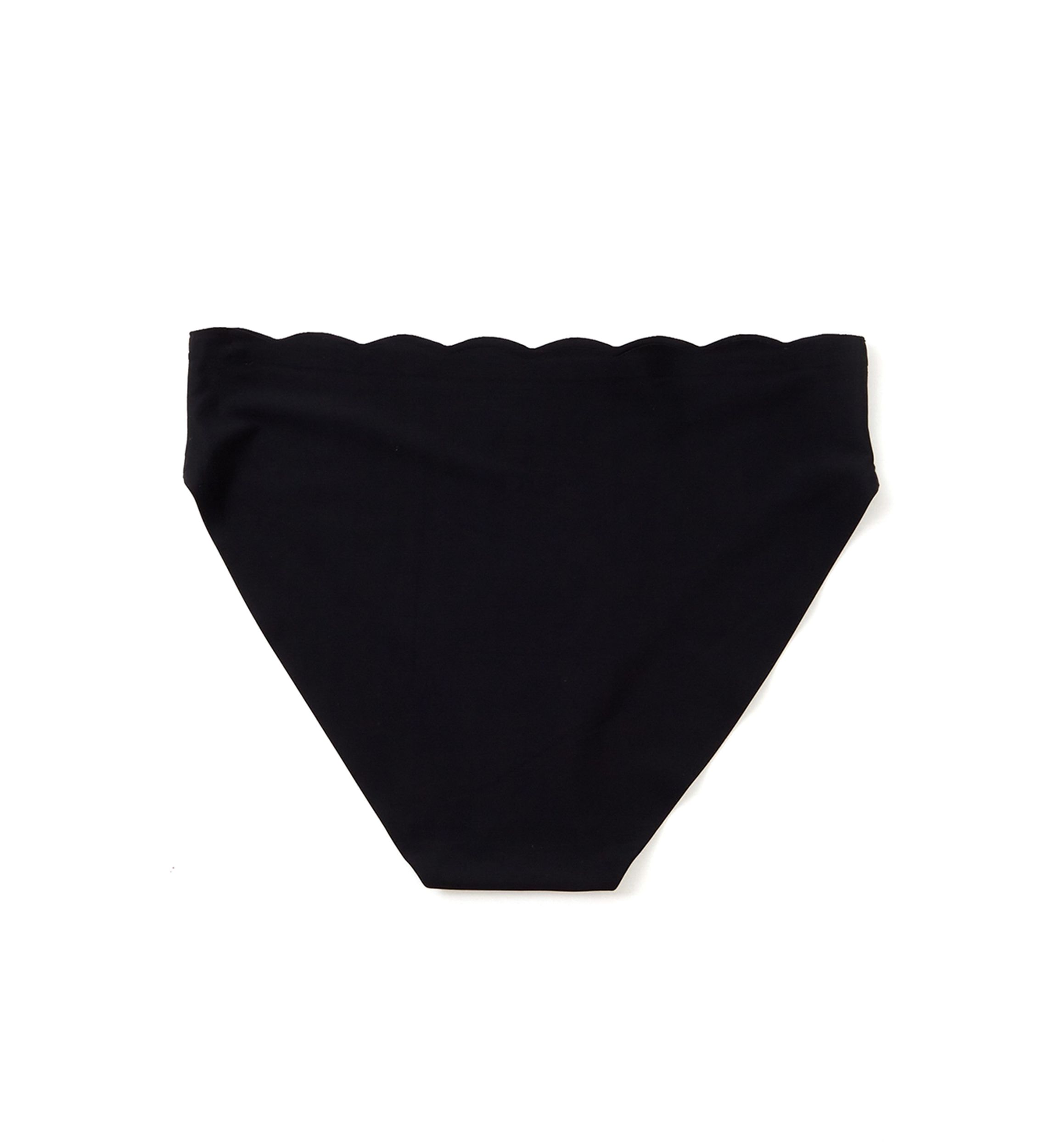 Scalloped Edge High Cut Briefs
