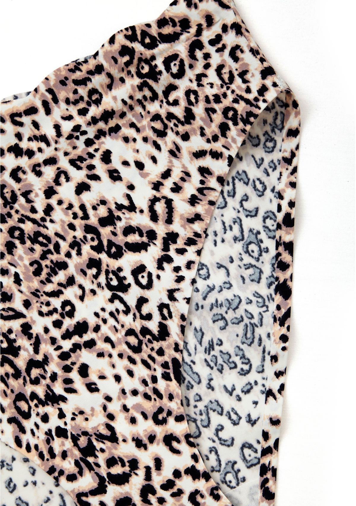 Scalloped Edge Printed High Cut Briefs