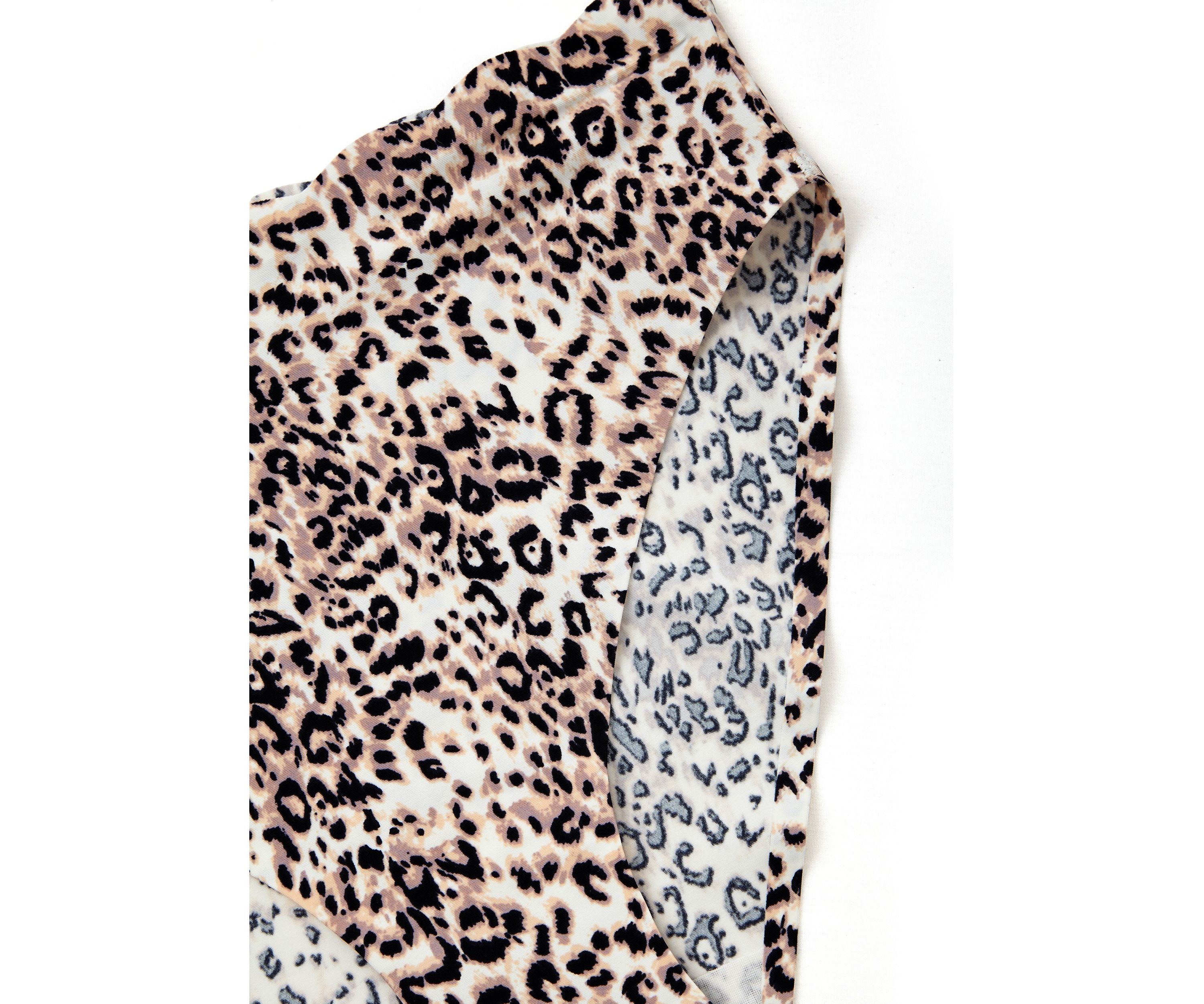 Scalloped Edge Printed High Cut Briefs