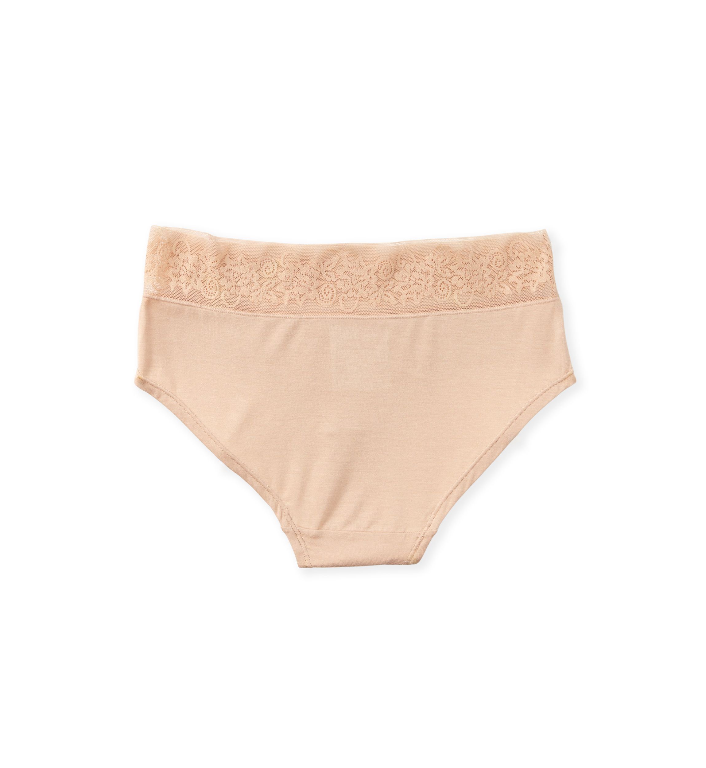 Lace Waist Soft Comfort Hipster Panty