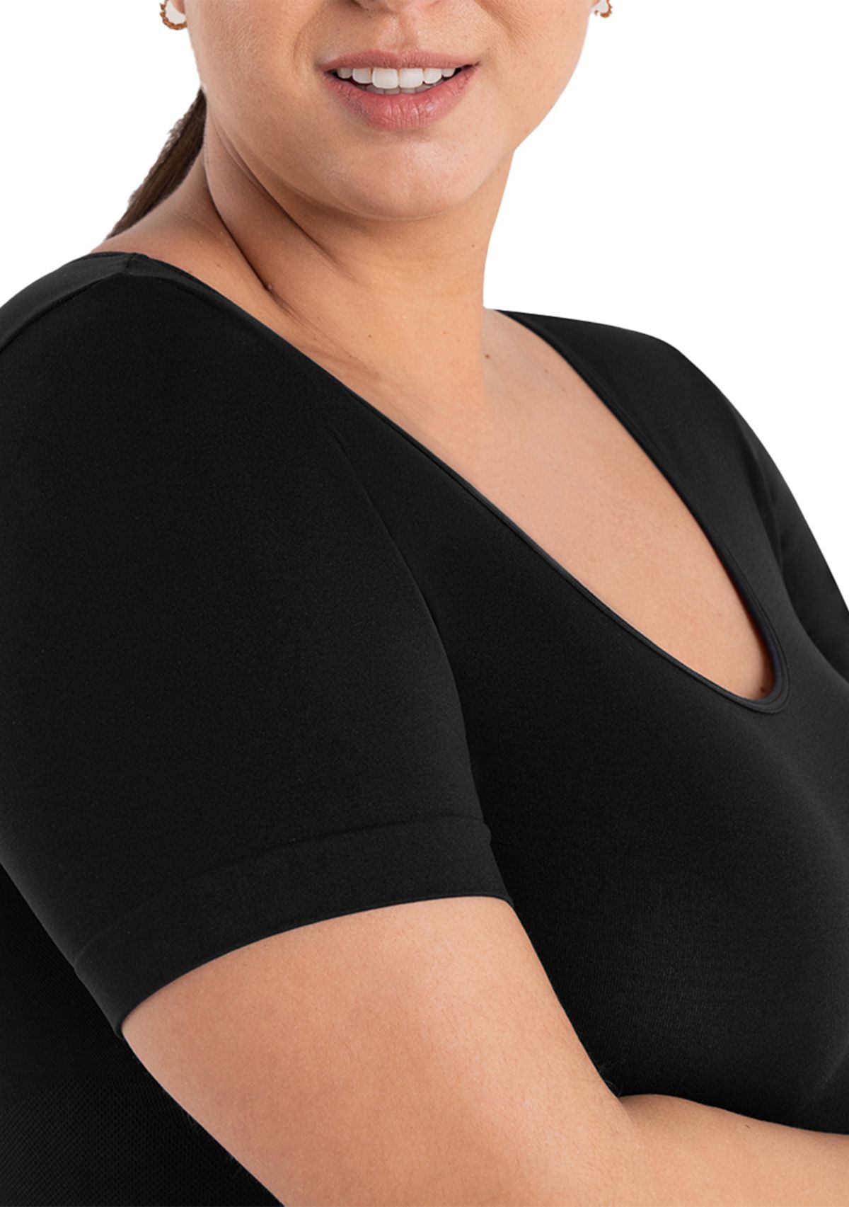  All Day Every Day Scoop Neck Shaper Top