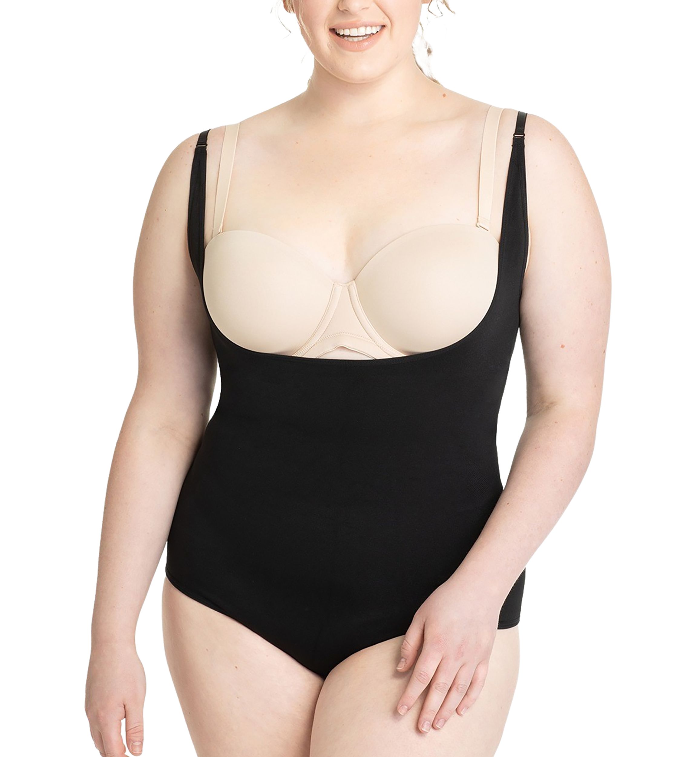 Open Bust Shaper Bodysuit