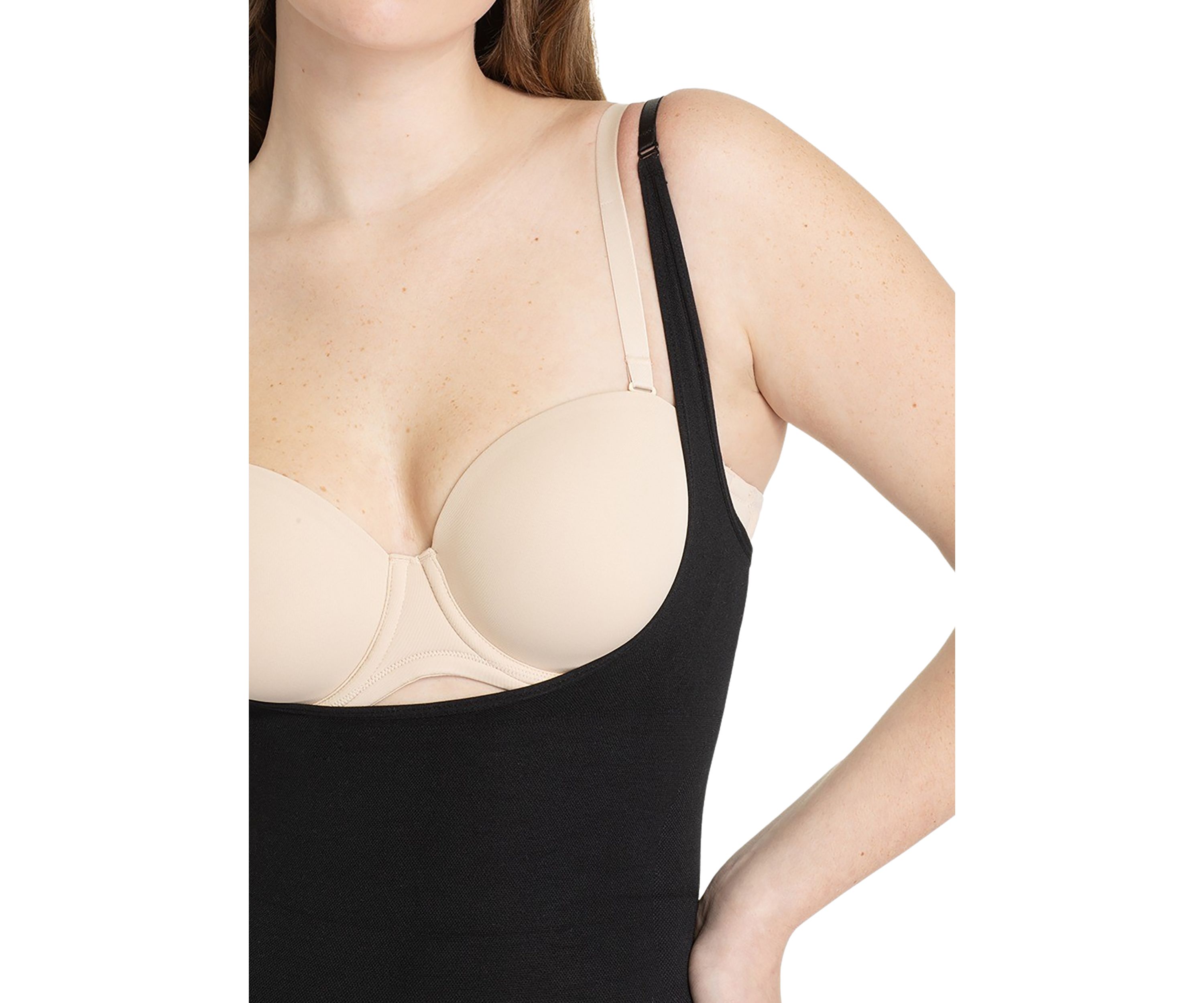 Open Bust Shaper Bodysuit