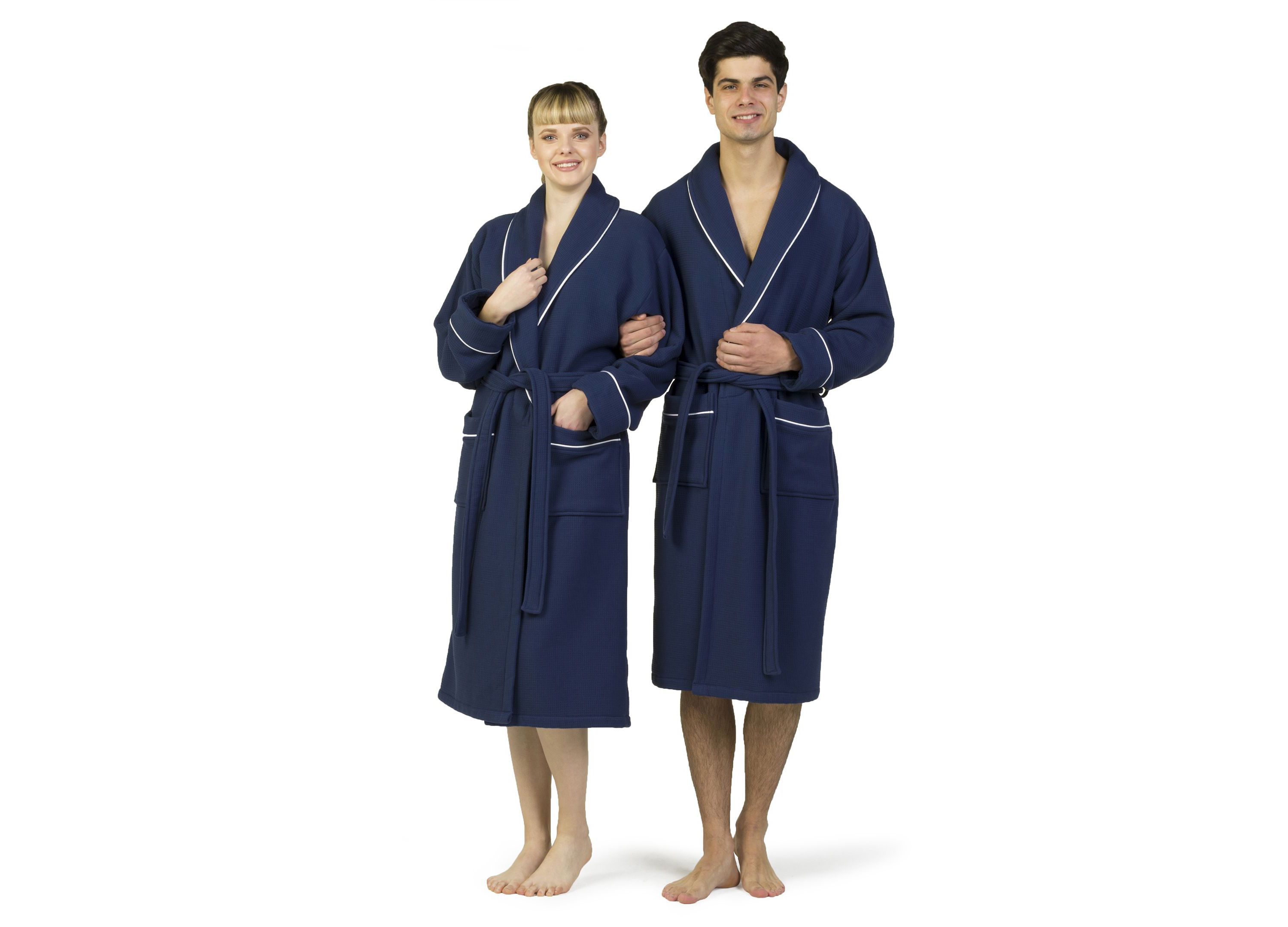 Waffle Terry Bathrobe