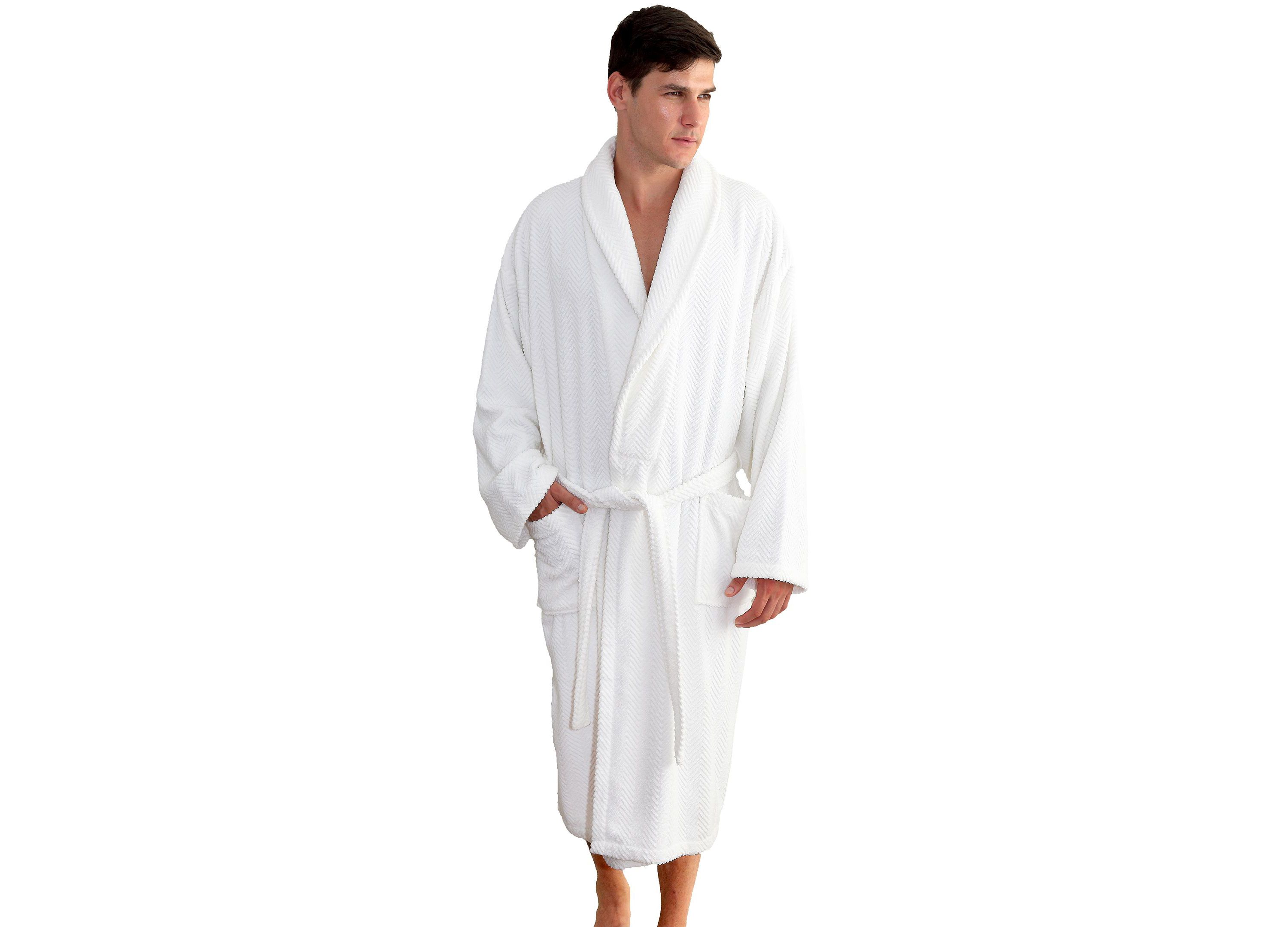Unisex Herringbone Bathrobe
