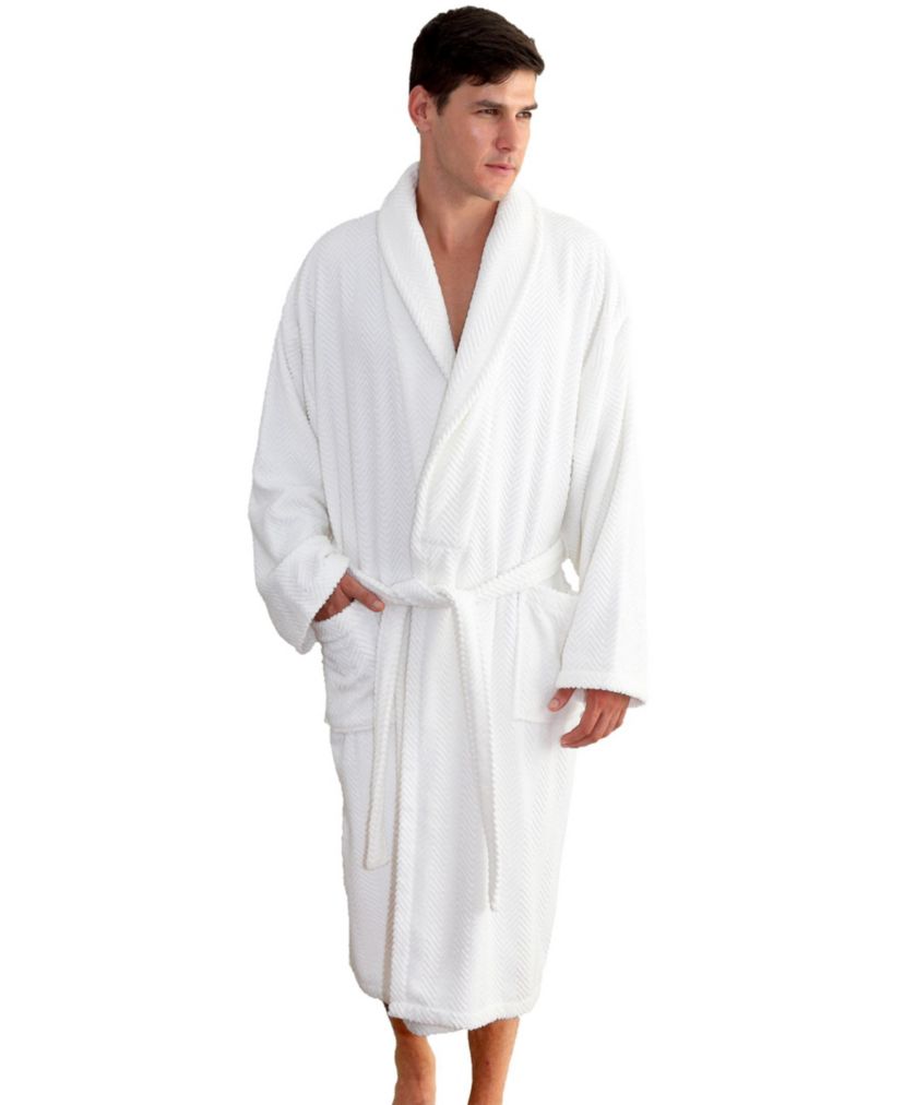 Unisex Herringbone Bathrobe