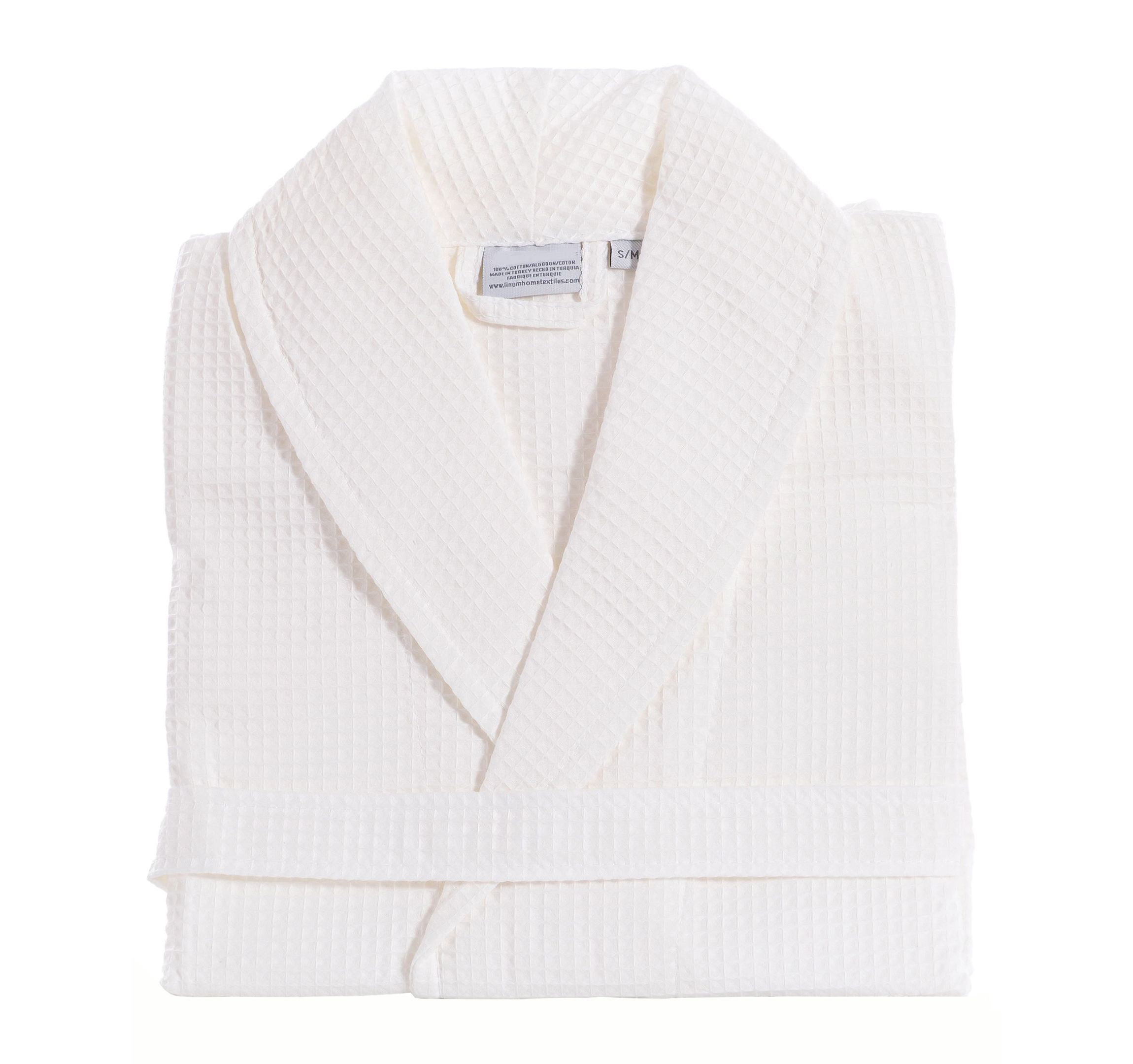 Unisex Waffle Weave Bathrobe