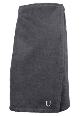 Linum Home Textiles Personalized Women's Body Wrap - Grey