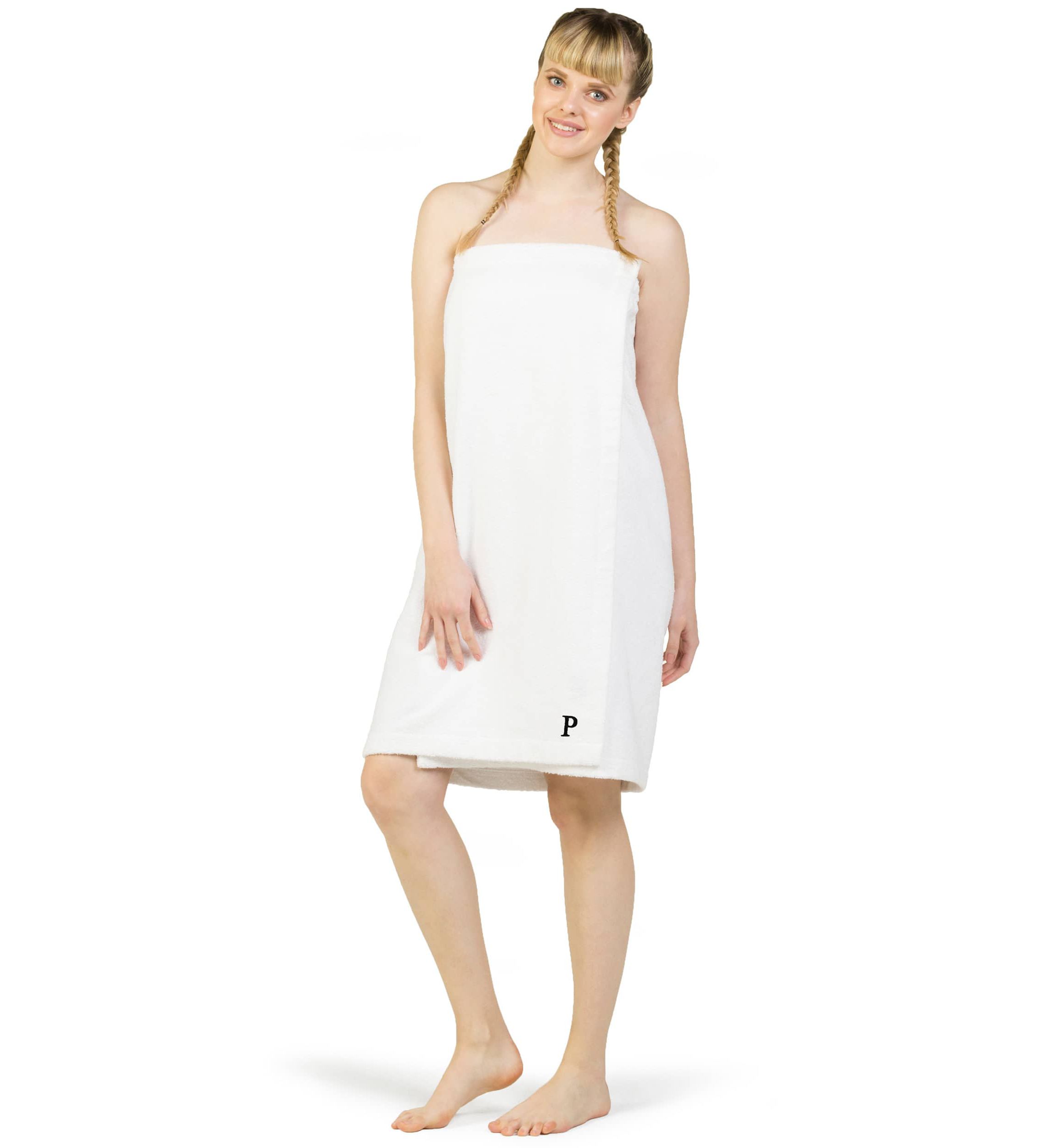 Personalized Womens Body Wrap - White