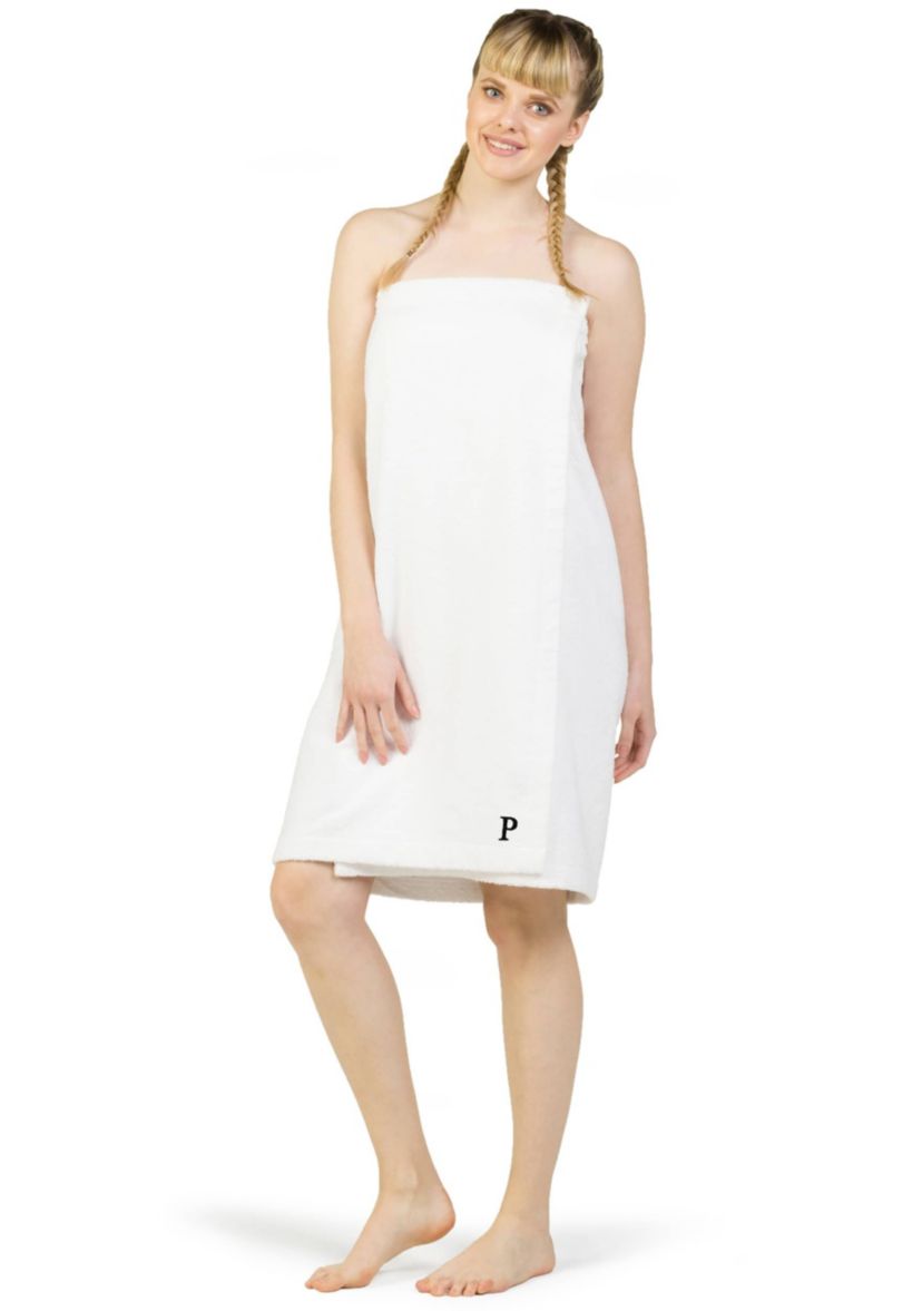 Personalized Womens Body Wrap - White