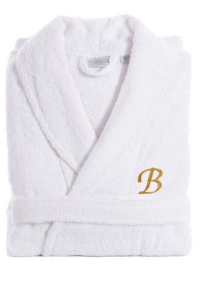 Linum Home Textiles Personalized Unisex Terry Bathrobe, S/M