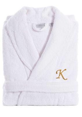 Linum Home Textiles Personalized Unisex Terry Bathrobe, L/XL