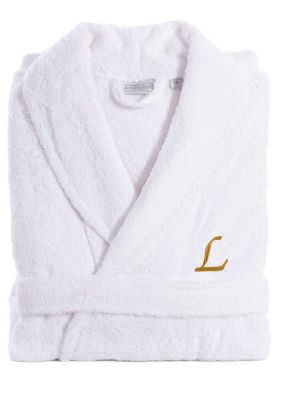 Linum Home Textiles Personalized Unisex Terry Bathrobe, L/XL