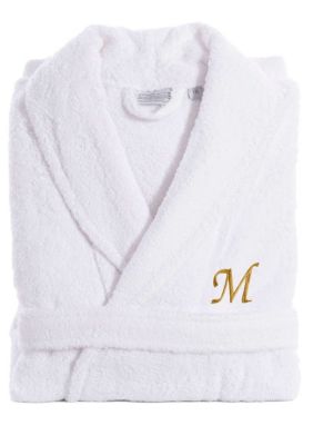 Linum Home Textiles Personalized Unisex Terry Bathrobe, L/XL