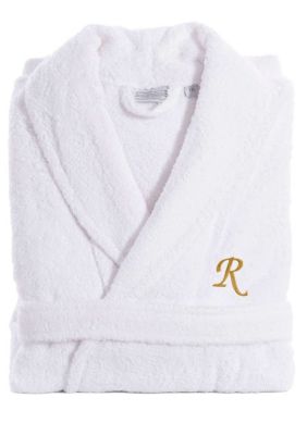 Linum Home Textiles Personalized Unisex Terry Bathrobe, L/XL