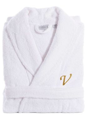 Linum Home Textiles Personalized Unisex Terry Bathrobe, L/XL