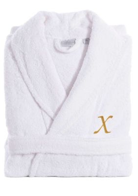 Linum Home Textiles Personalized Unisex Terry Bathrobe, S/M