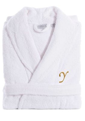 Linum Home Textiles Personalized Unisex Terry Bathrobe, L/XL