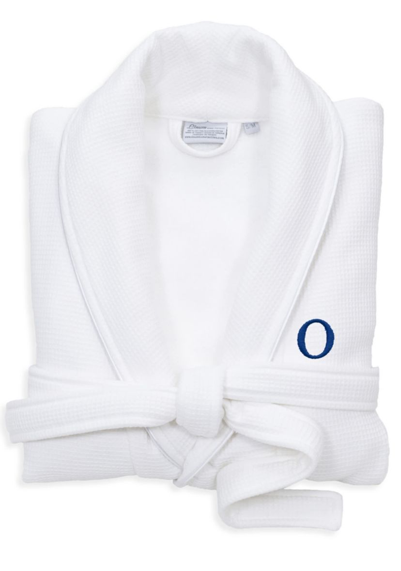 Personalized Unisex Waffle Terry Bathrobe