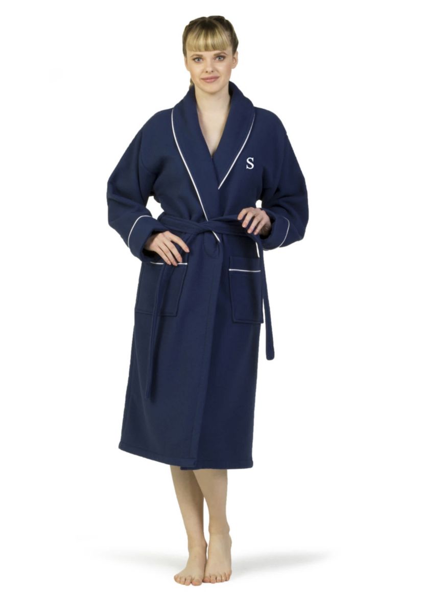 Personalized Unisex Waffle Terry Bathrobe