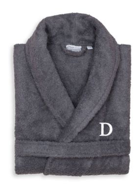 Linum Home Textiles Personalized Unisex Terry Bathrobe, S/M