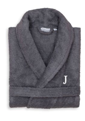 Linum Home Textiles Personalized Unisex Terry Bathrobe, S/M