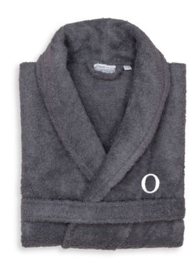 Linum Home Textiles Personalized Unisex Terry Bathrobe, S/M