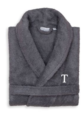 Linum Home Textiles Personalized Unisex Terry Bathrobe, S/M