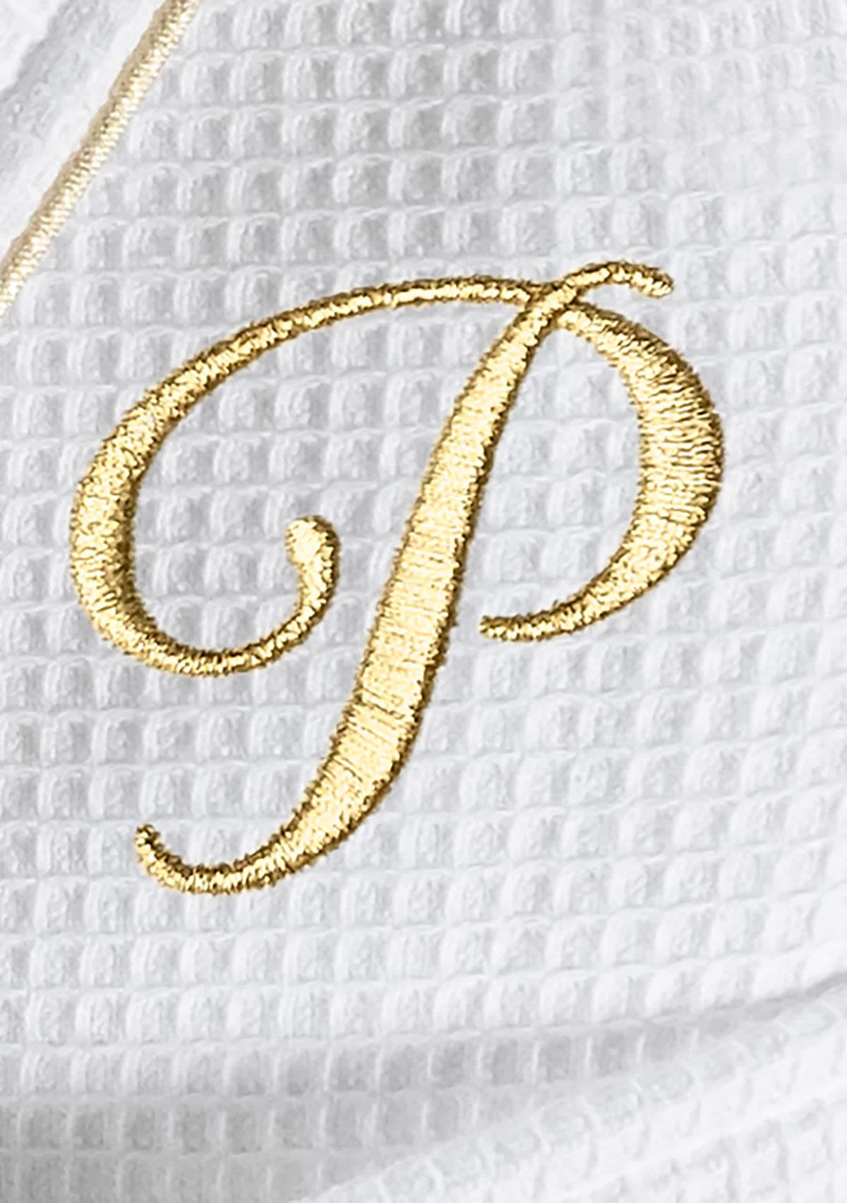 Personalized Unisex Waffle Terry Bathrobe