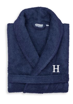 Linum Home Textiles Personalized Unisex Terry Bathrobe, S/M