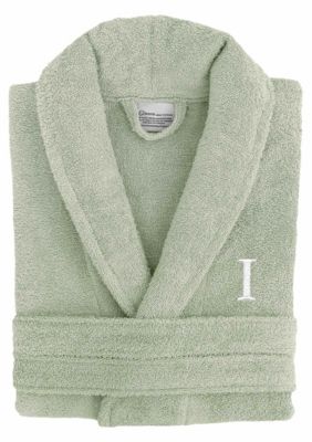 Linum Home Textiles Personalized Unisex Terry Bathrobe, S/M