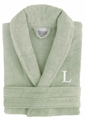 Linum Home Textiles Personalized Unisex Terry Bathrobe, L/XL