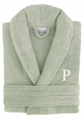 Linum Home Textiles Personalized Unisex Terry Bathrobe, L/XL