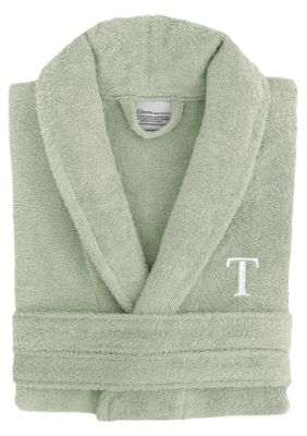Linum Home Textiles Personalized Unisex Terry Bathrobe, S/M