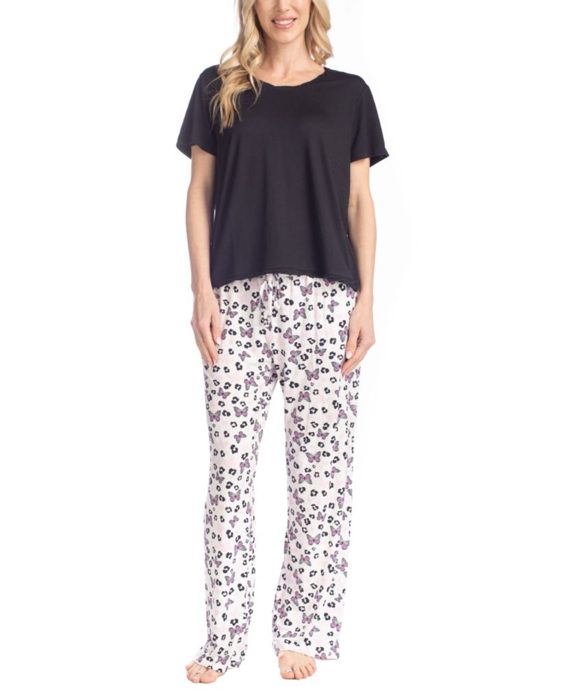 Muk Luks Garden Party SS PJ Set