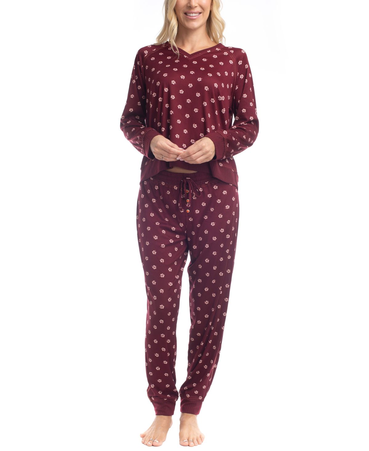 Ocean Pacific Sandy Sundown L/S PJ Set