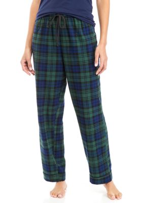 Pillow Talk Women s Plaid Printed Flannel Pajama Pants