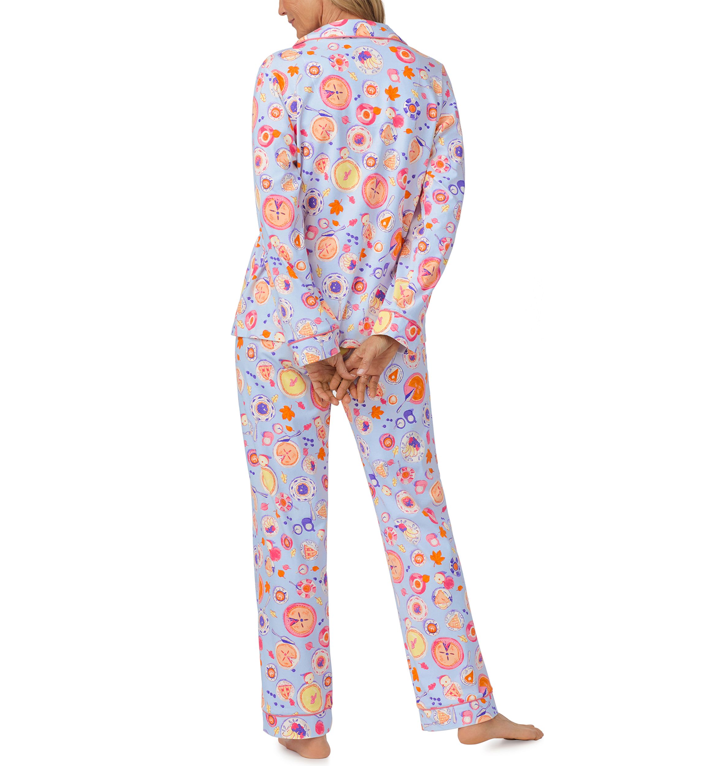Long Sleeve Classic Stretch Jersey Pajama Set 