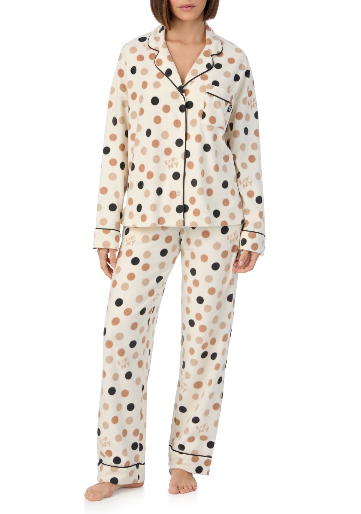 Womens Printed Pajama Set