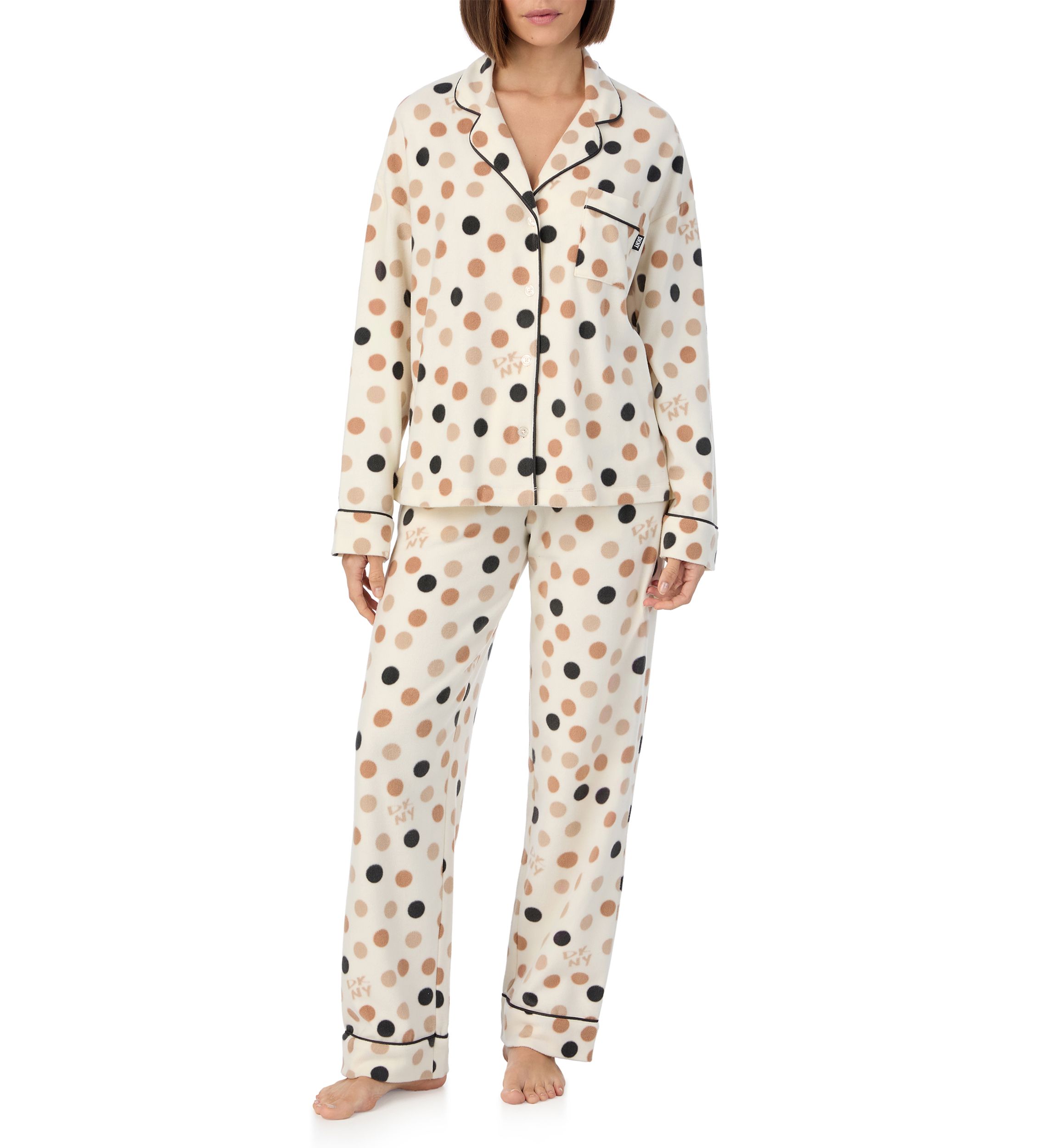 Womens Printed Pajama Set
