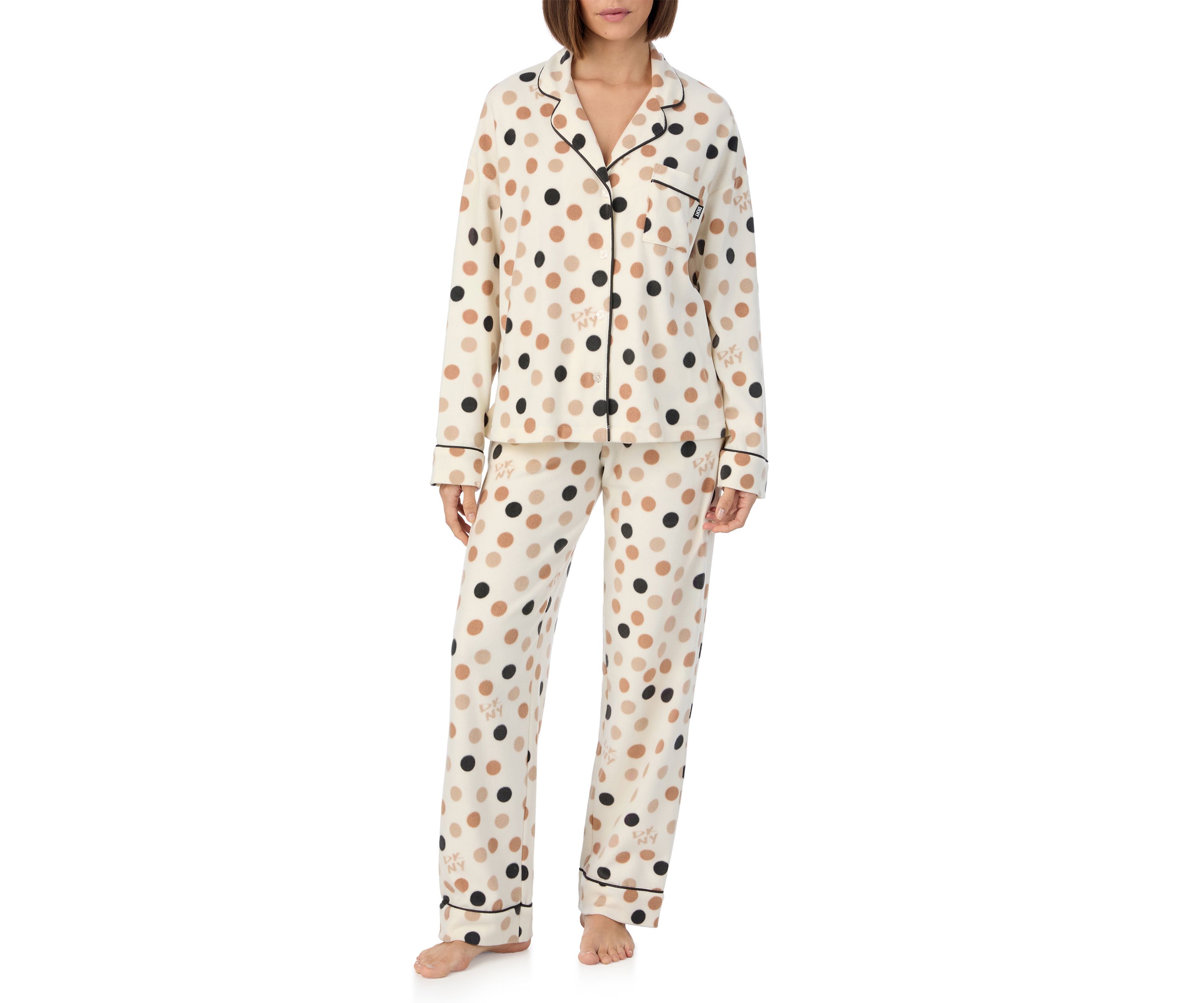 Womens Printed Pajama Set