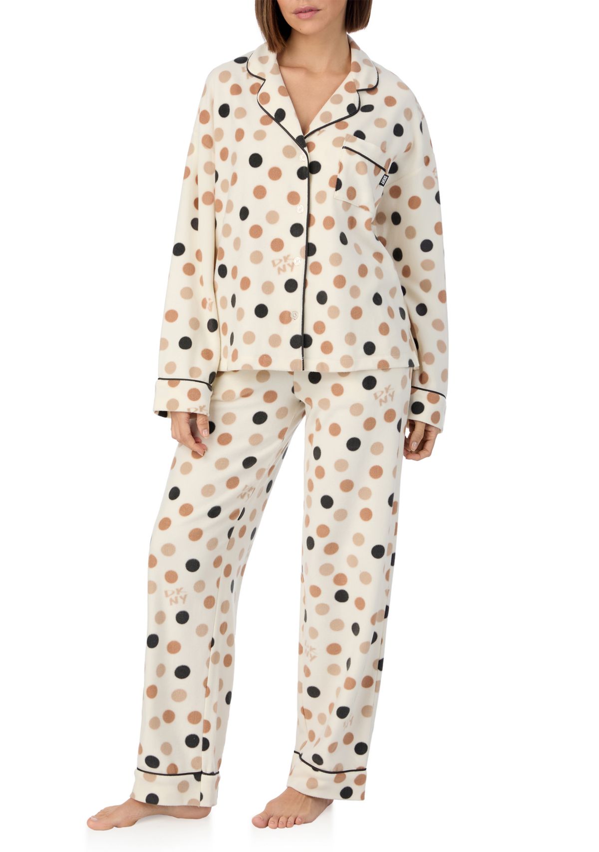 Womens Printed Pajama Set