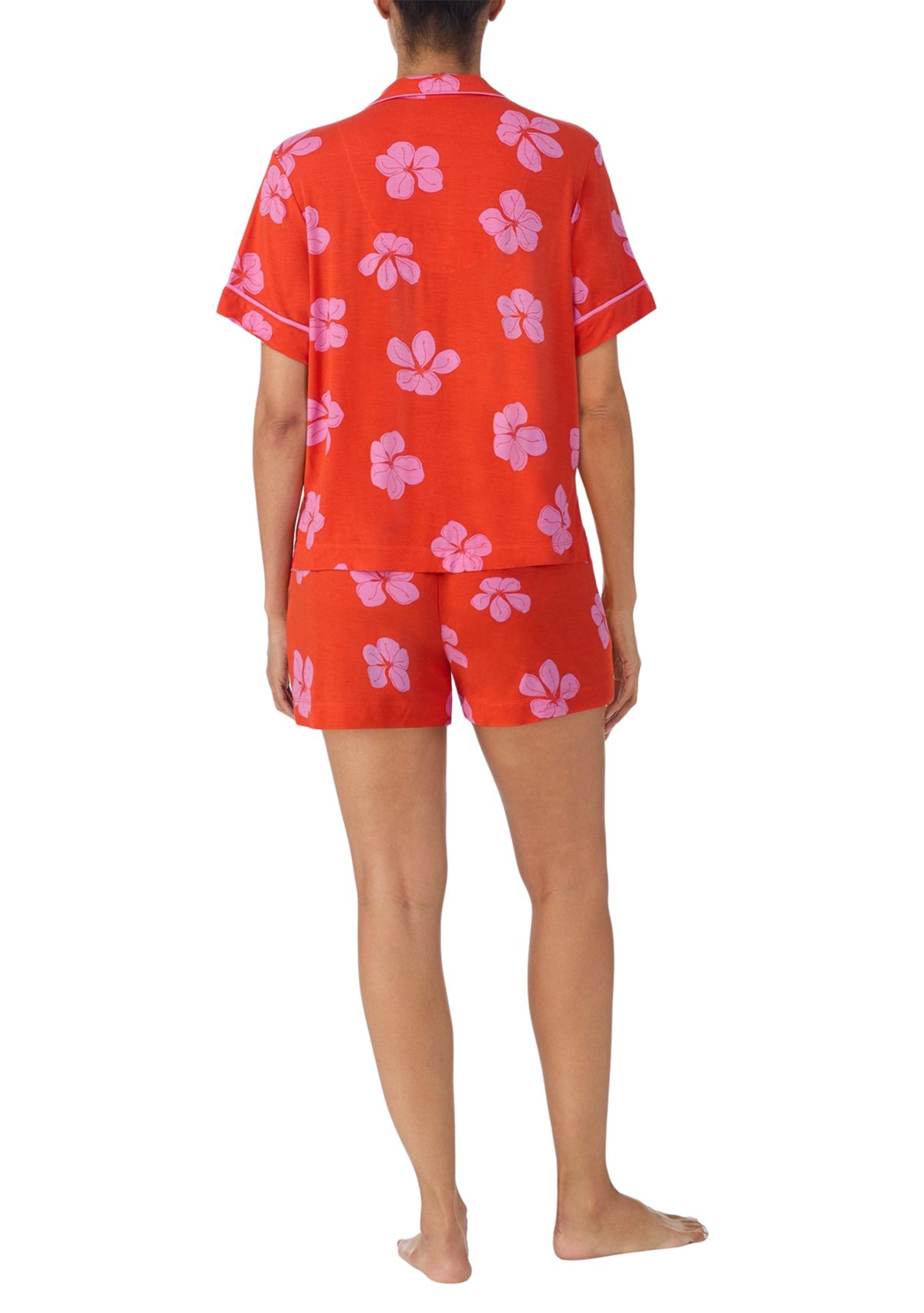 Womens Printed Short Pajama Set