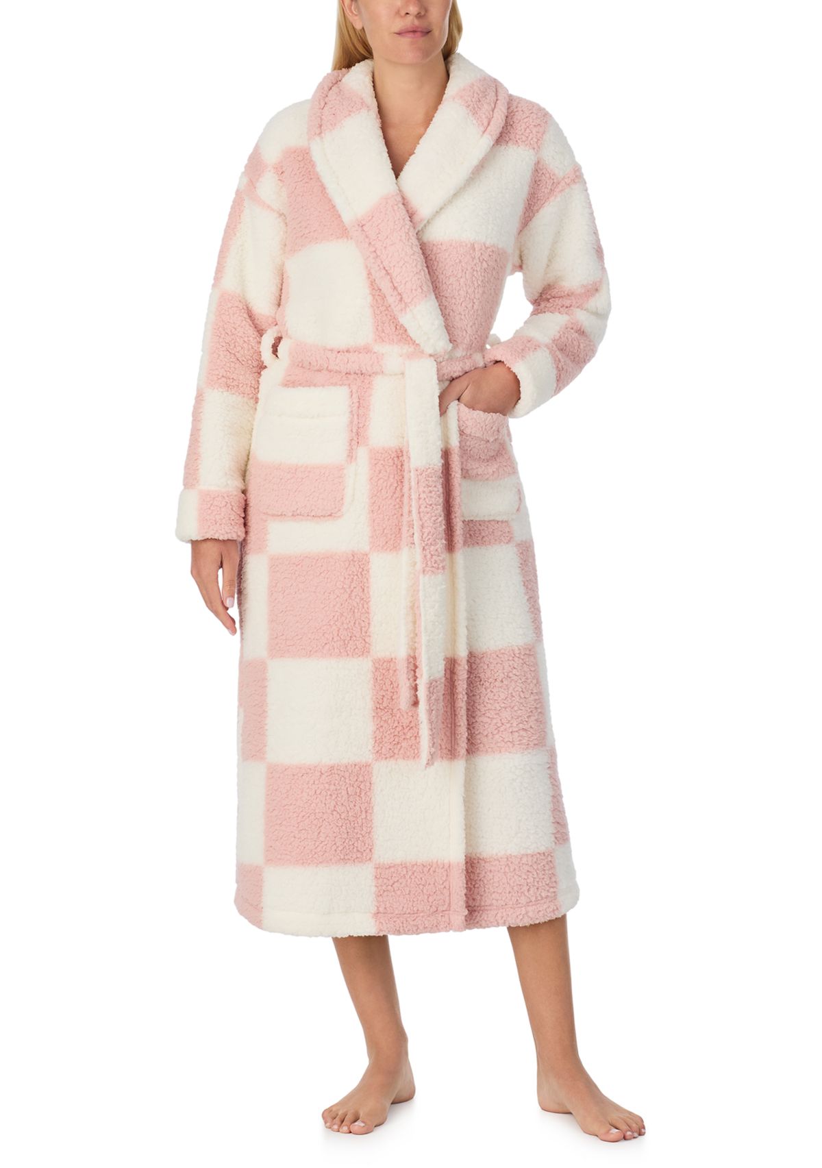 Shawl Checkered Robe