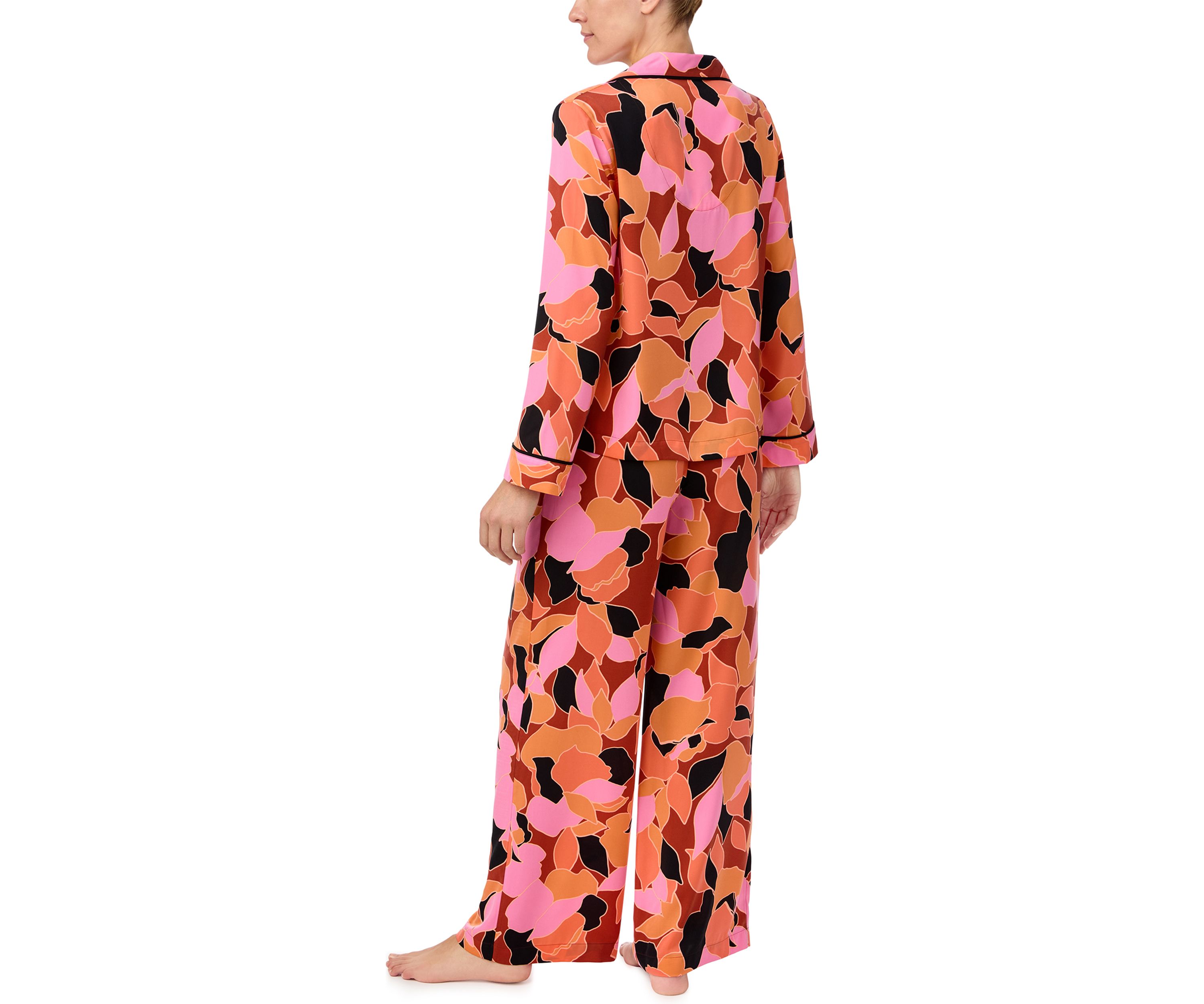 Printed Notch Pajama Set 
