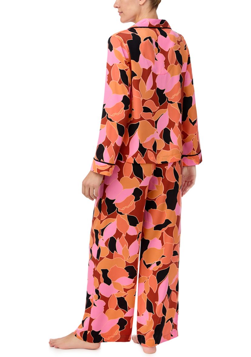 Printed Notch Pajama Set 