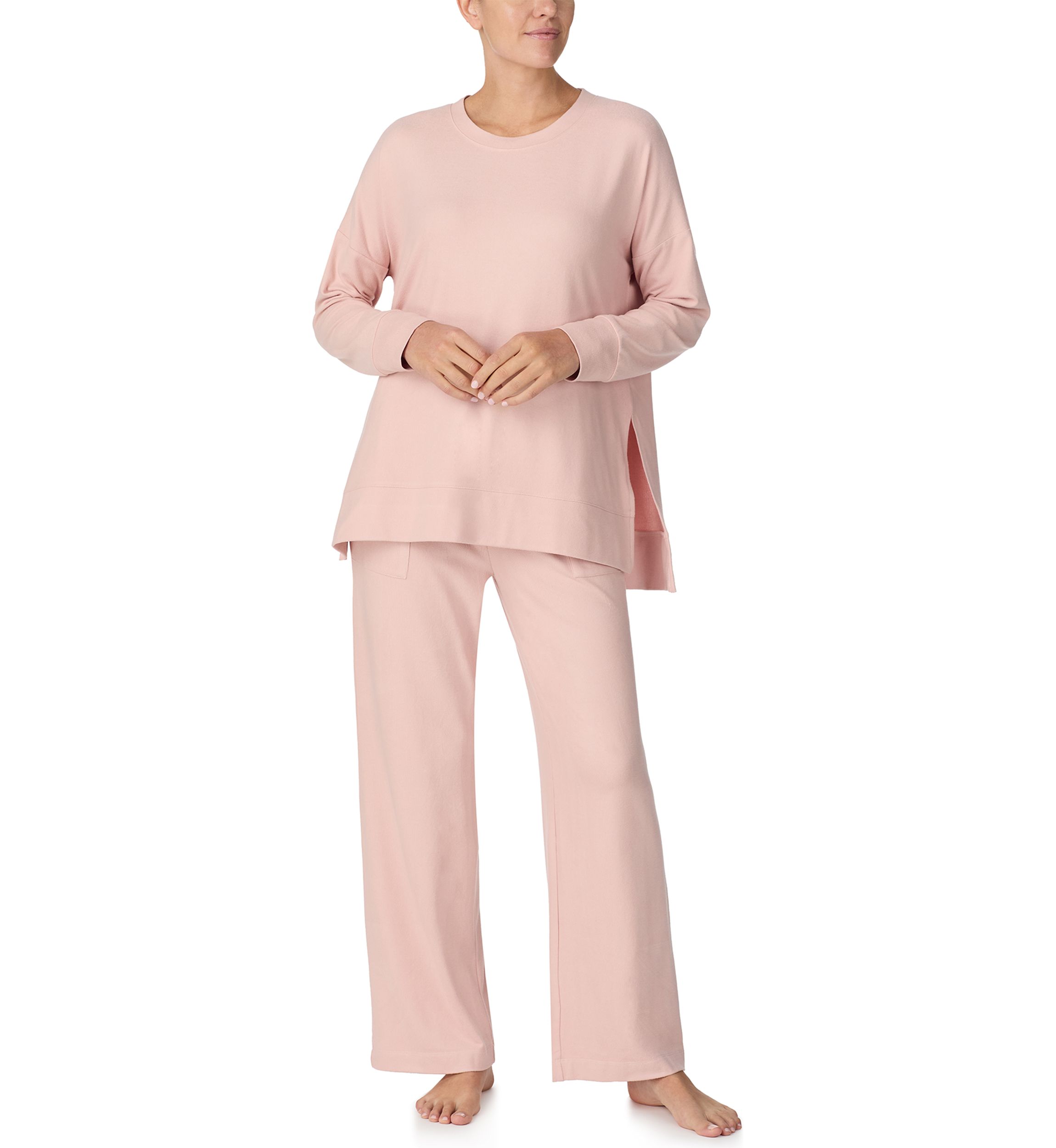 Womens Oversized Top and Pants Pajama Set